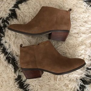 J Crew Sawyer Suede Booties